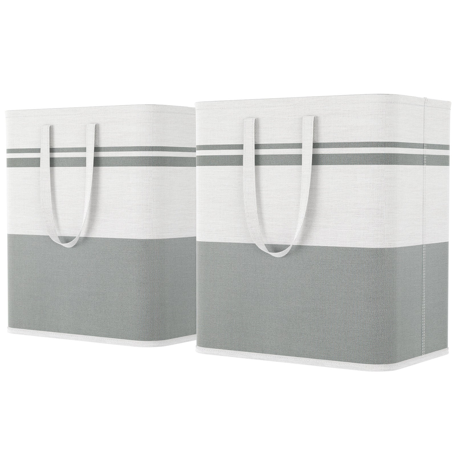 Lifewit 2-Pack 80L Waterproof Collapsible Laundry Basket with Carrying Handle