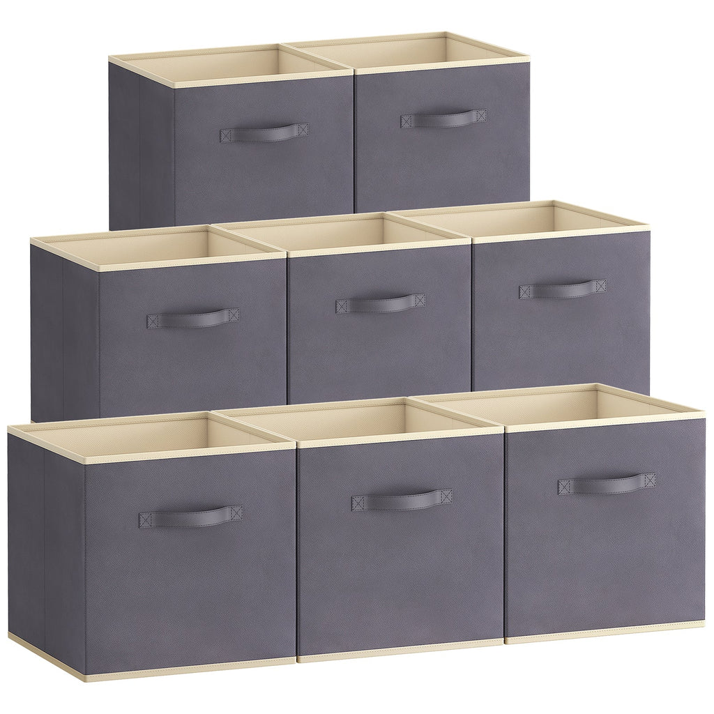 Lifewit Collapsable Fabric Cube Storage Bins, 13/11 Inches, 8 Packs