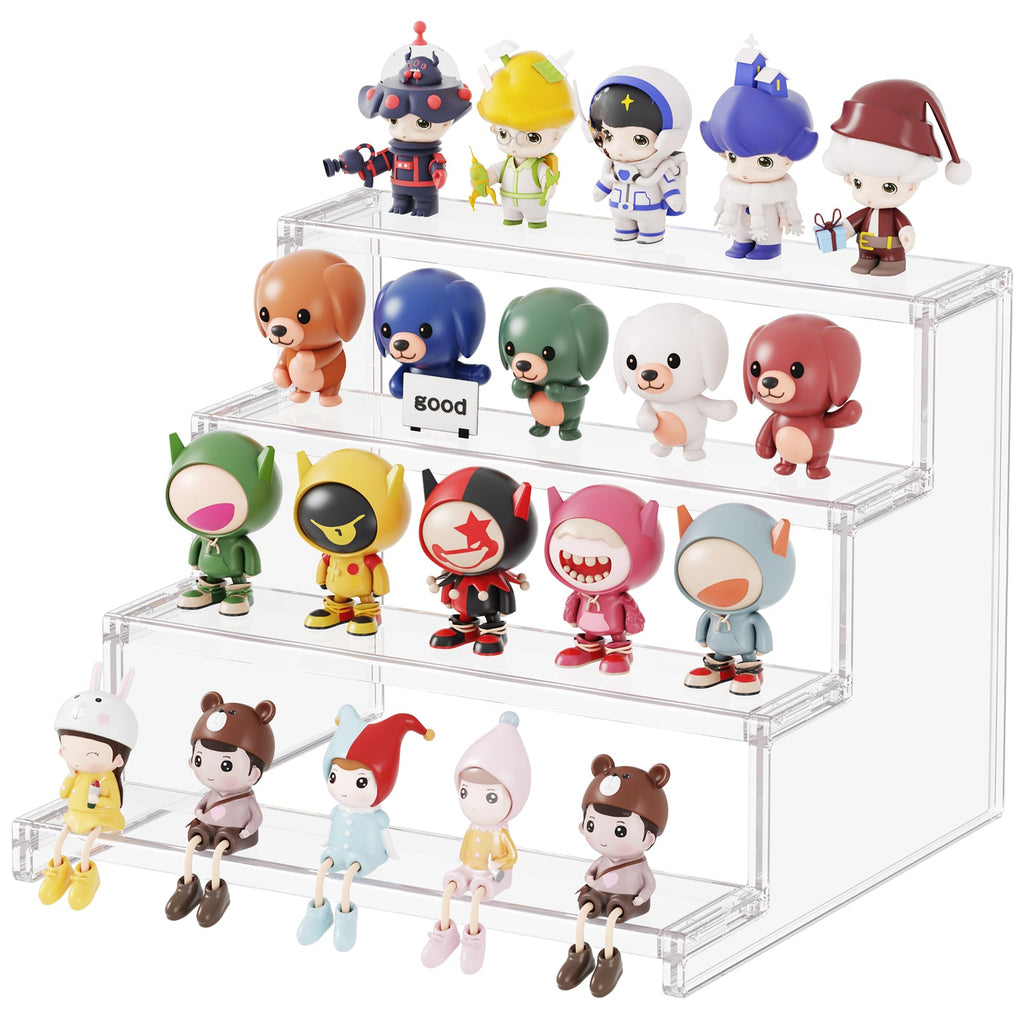 Lifewit Acrylic Display Stand, Perfume Organizer Shelf, Tiered Display Risers for Funko, Cupcake