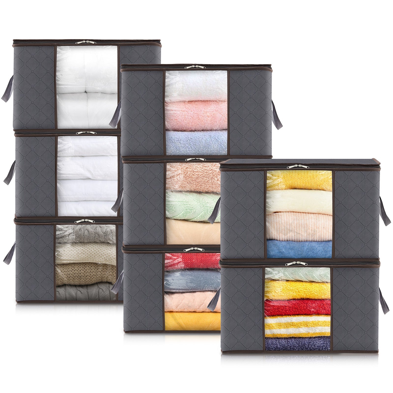 Lifewit Large Garment Storage Bag Box With Lid