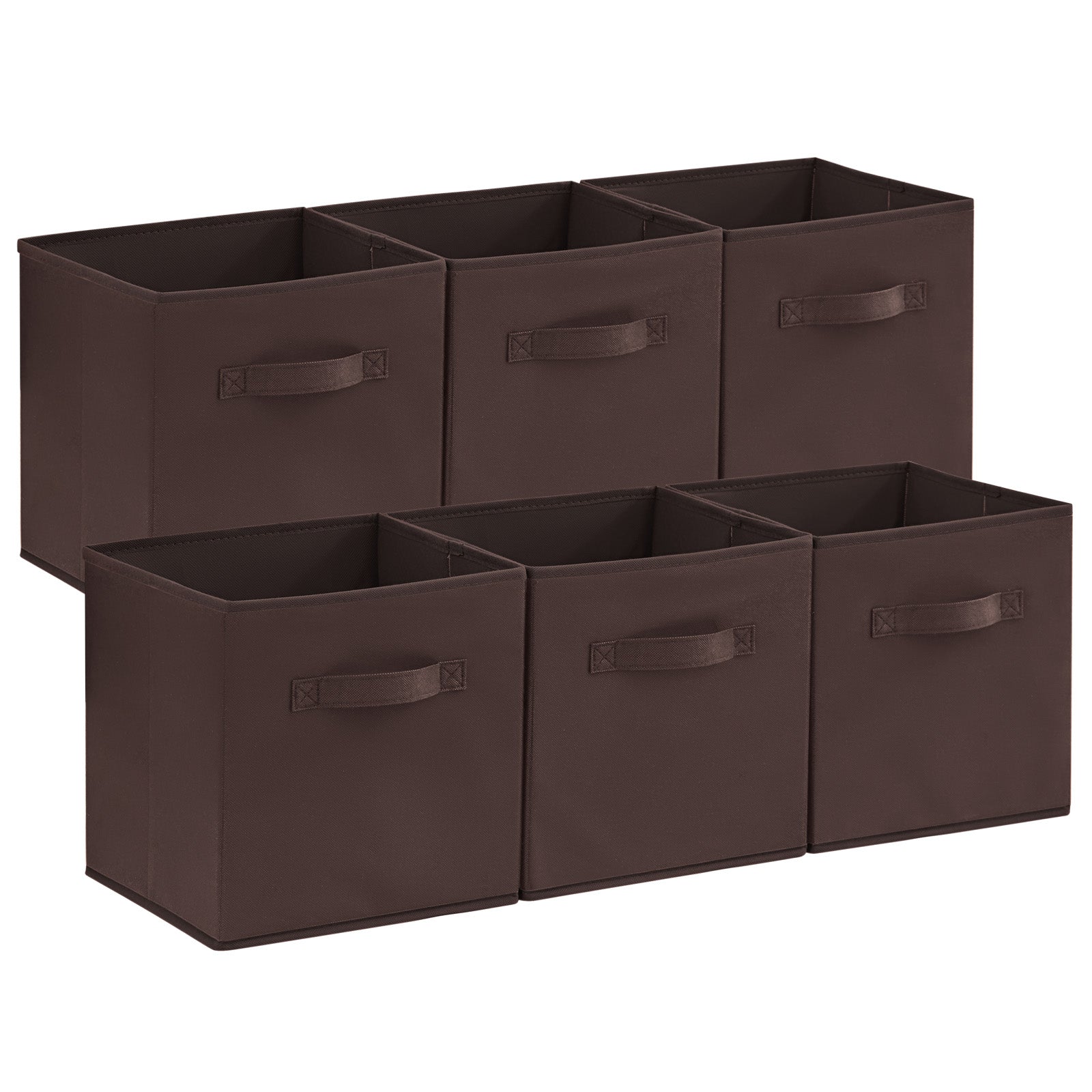 Lifewit Collapsable Fabric Cube Storage Bins, 13/11 Inches, 6 Packs