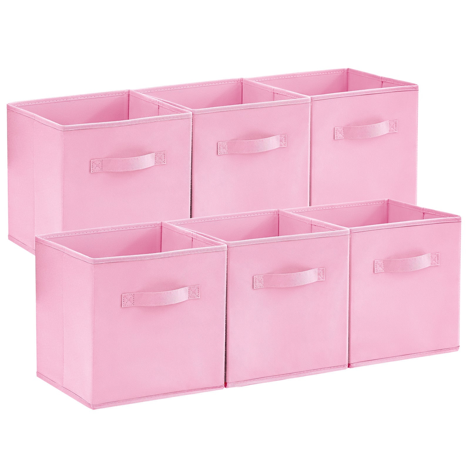 Lifewit Collapsable Fabric Cube Storage Bins, 13/11 Inches, 6 Packs