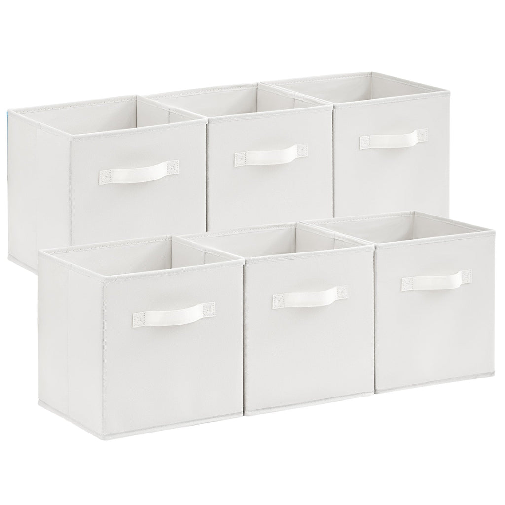 Lifewit Collapsable Fabric Cube Storage Bins, 13/11 Inches, 6 Packs