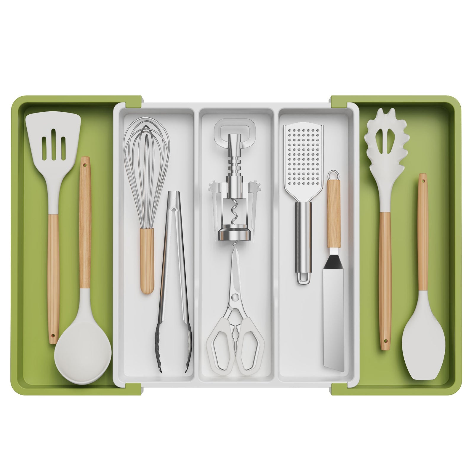 Lifewit best utensil drawer organizer, plastic storage dividers