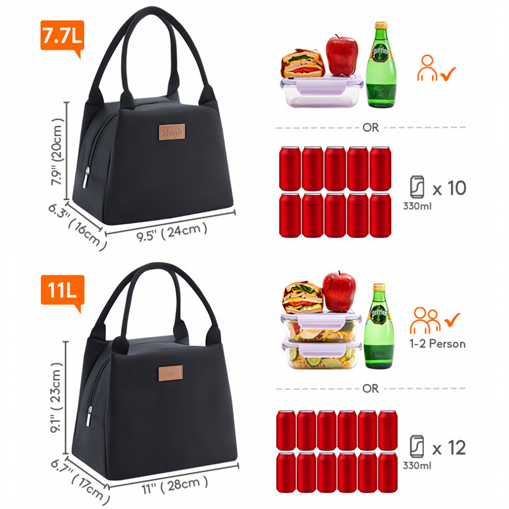 Lifewit Insulated Lunch Tote Bag for Women, Men, Kids