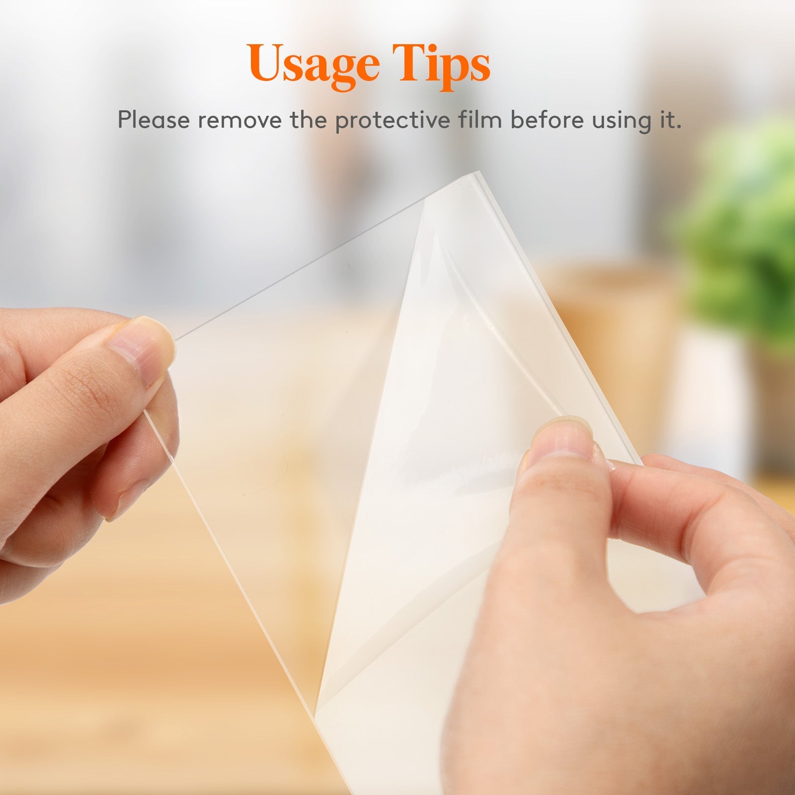 Lifewit 6-pack 8.5x11 Acrylic Transparent L-shaped sign Stand, Paper Flyer Menu Display Stand