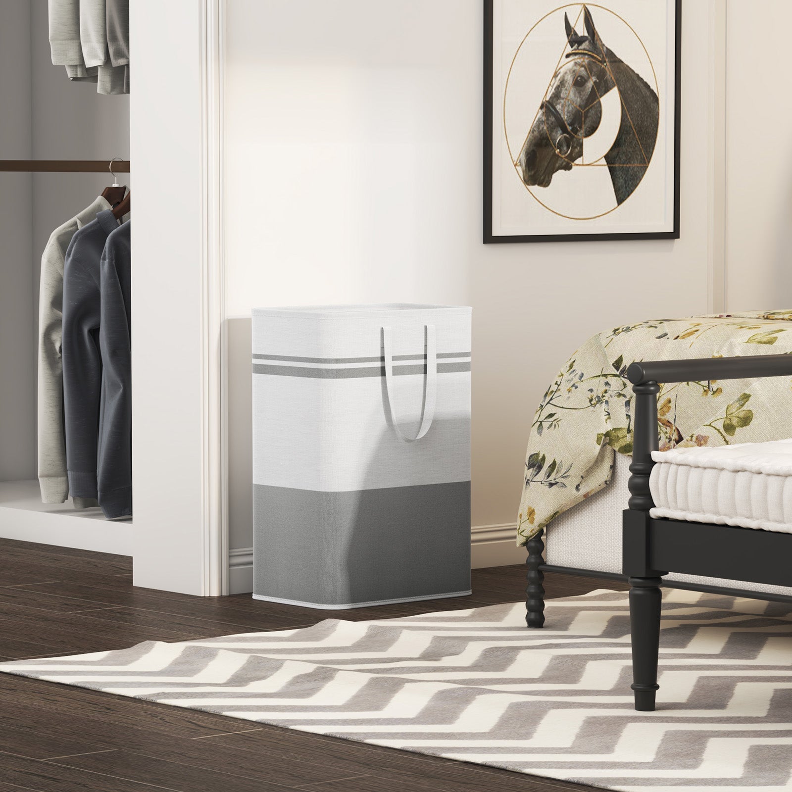 Lifewit 2-Pack 80L Waterproof Collapsible Laundry Basket with Carrying Handle