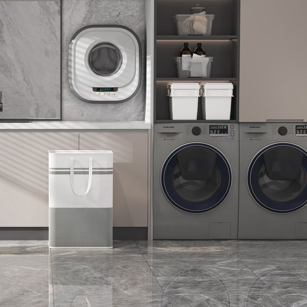 Lifewit 2-Pack 80L Waterproof Collapsible Laundry Basket with Carrying Handle