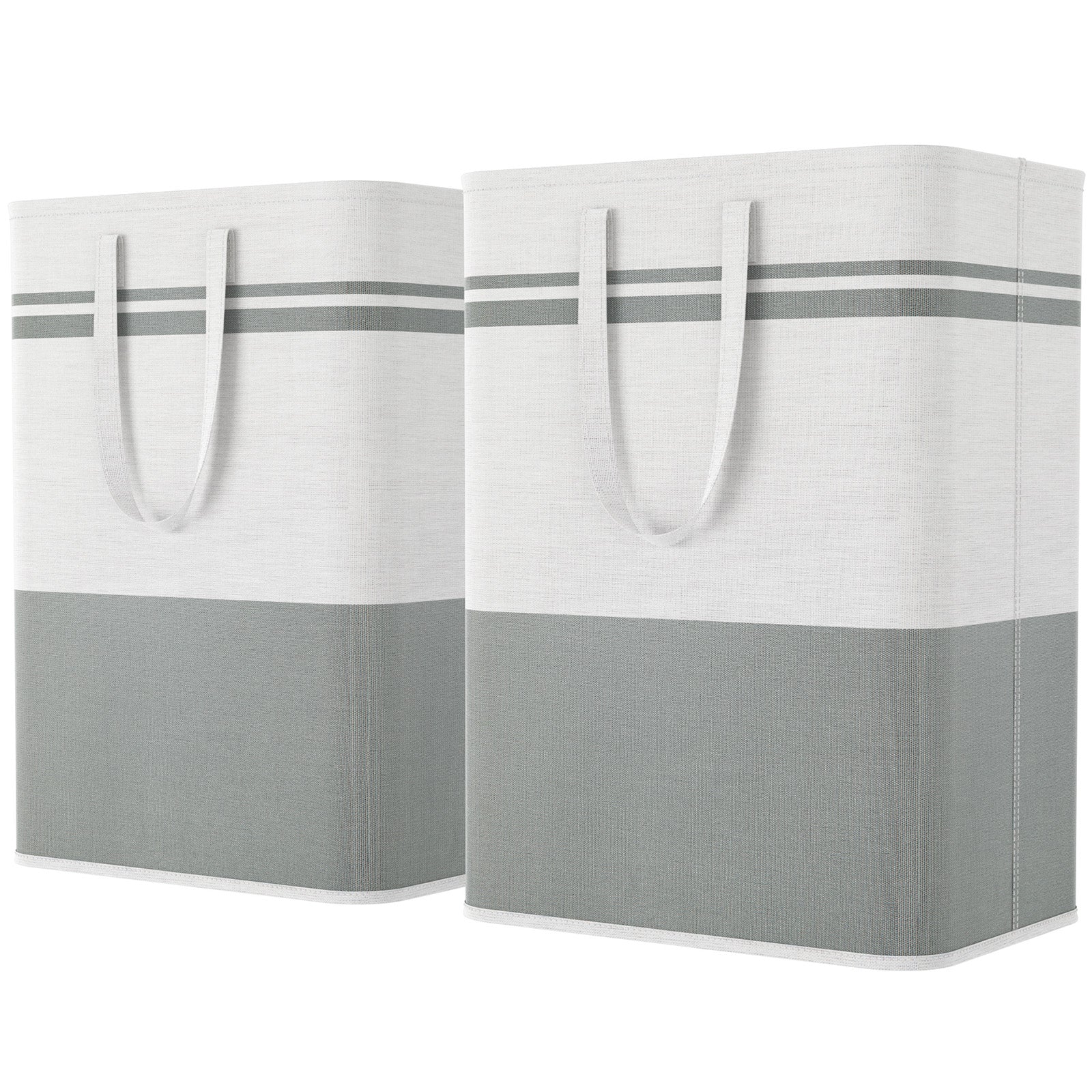 Lifewit 2-Pack 80L Waterproof Collapsible Laundry Basket with Carrying Handle