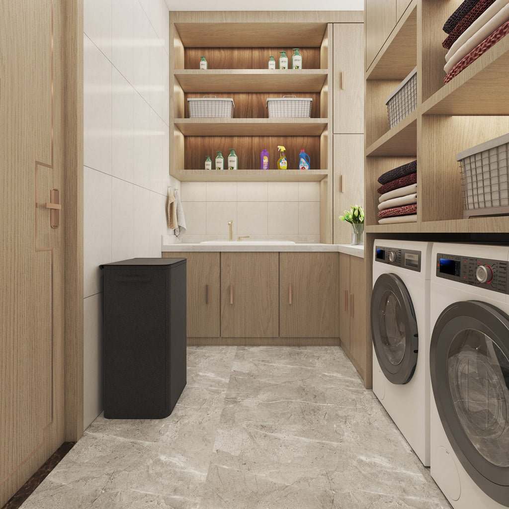 Lifewit 100L Large Laundry Hamper with Lid, Tall Foldable Dirty Clothes Hamper