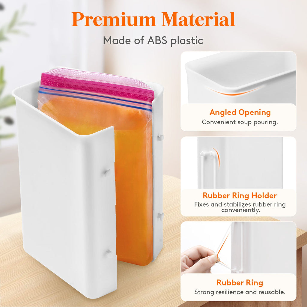 Lifewit Frozen Soup Containers 3-Pack, 4 Cup (1 Quart) Soup Cubes for Food Organizer