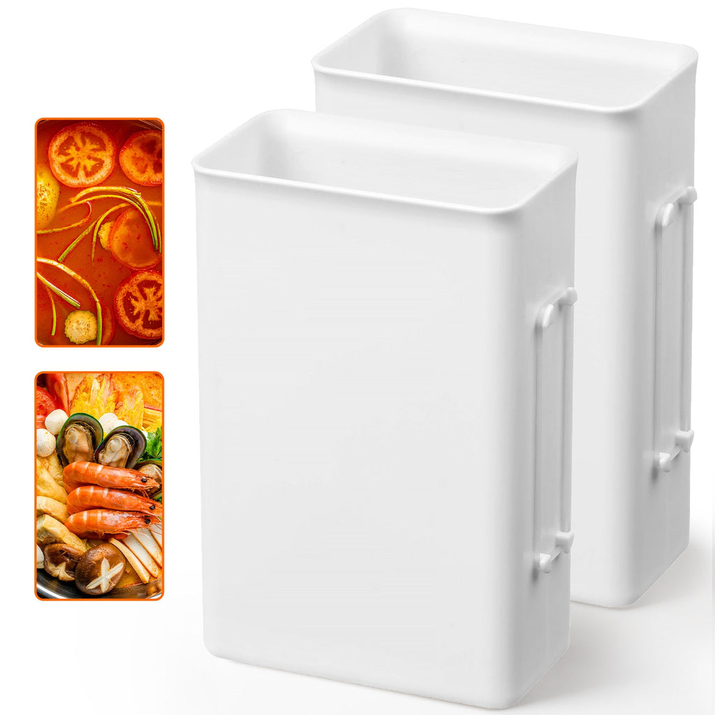 Lifewit Frozen Soup Containers 3-Pack, 4 Cup (1 Quart) Soup Cubes for Food Organizer