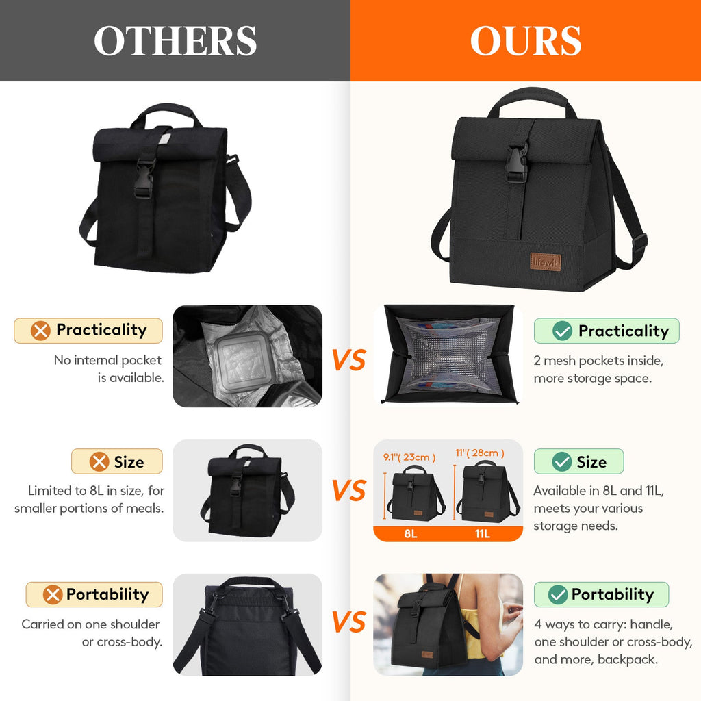 Lifewit Stackable Clothes Storage Box with Metal Frame, 40L Storage Bag Fabric Box