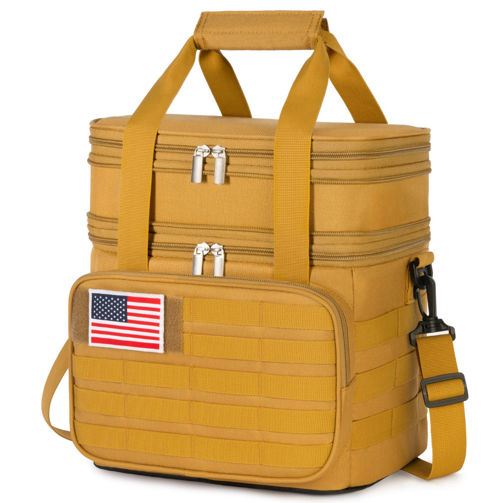 Lifewit Leak Proof Insulated Large Men's Tactical Lunch Box with MOLLE Webbing and Shoulder Straps