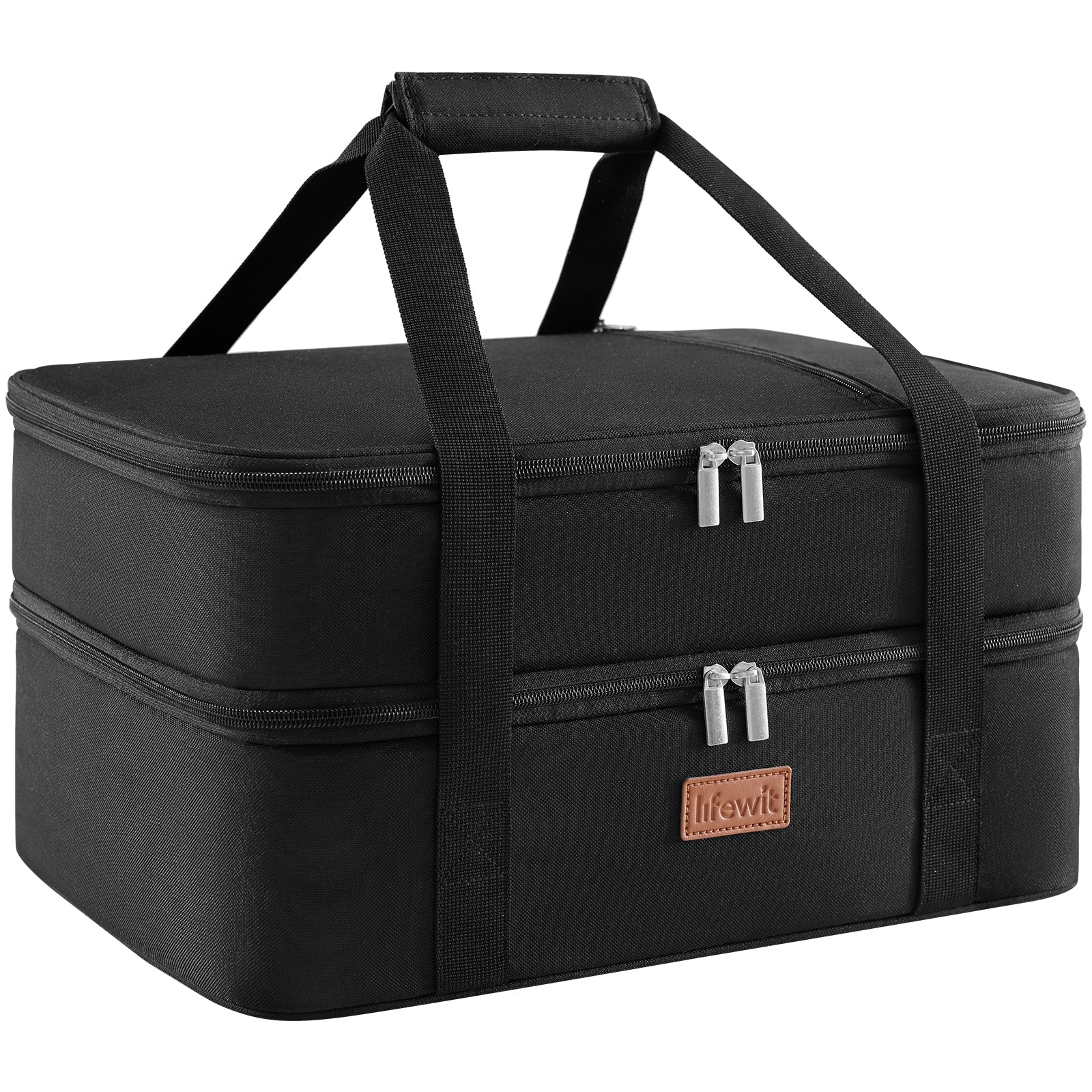 Lifewit best insulated casserole carrier,casserole dish with lid and carrying case