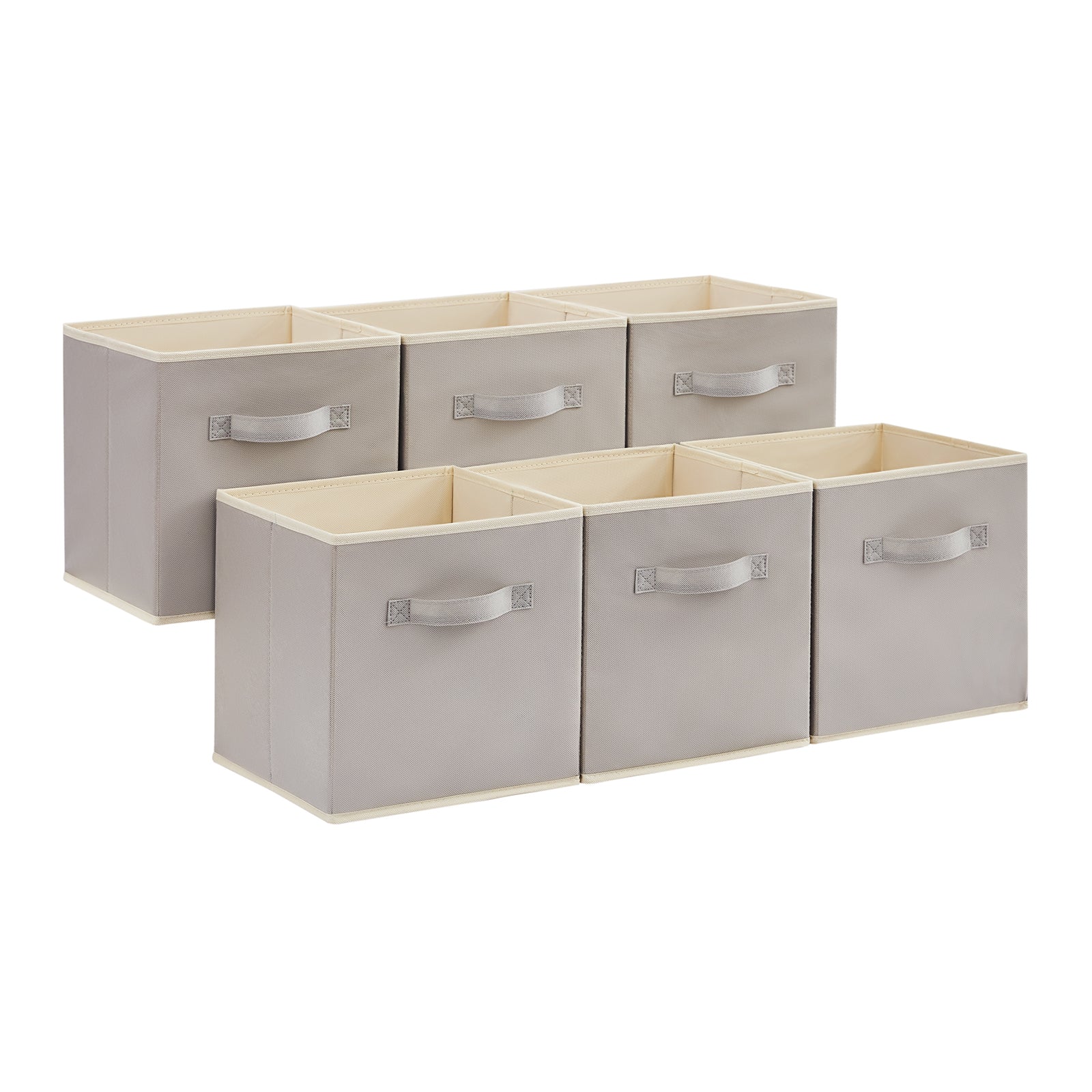 Lifewit Collapsable Fabric Cube Storage Bins, 13/11 Inches, 6 Packs