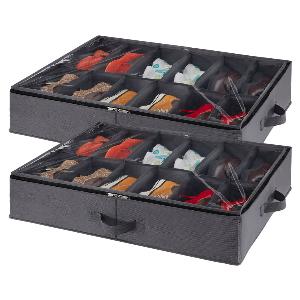 Lifewit Under Bed Shoe Storage Organizer for Dorm, Bedroom