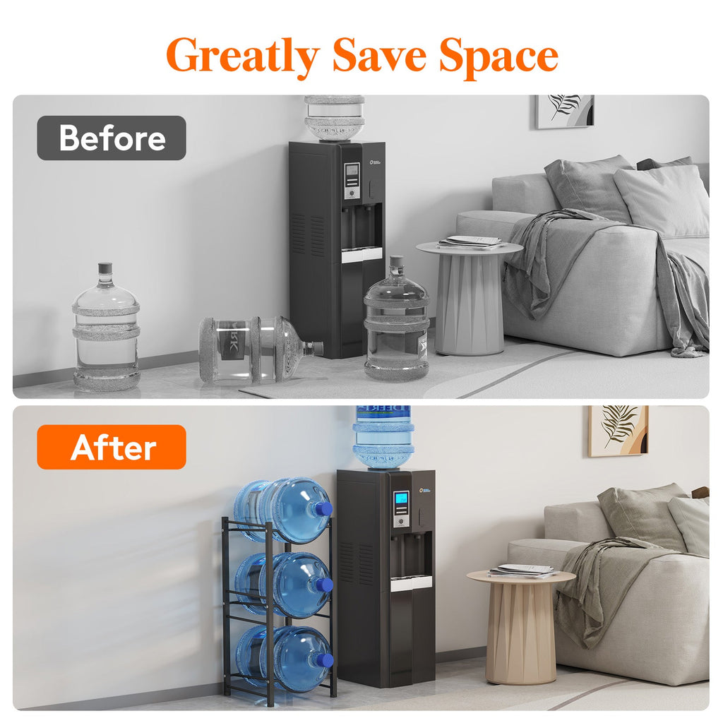 Lifewit 5 Gallon Water Jug Holder, 3 Tier Water Bottle Stand