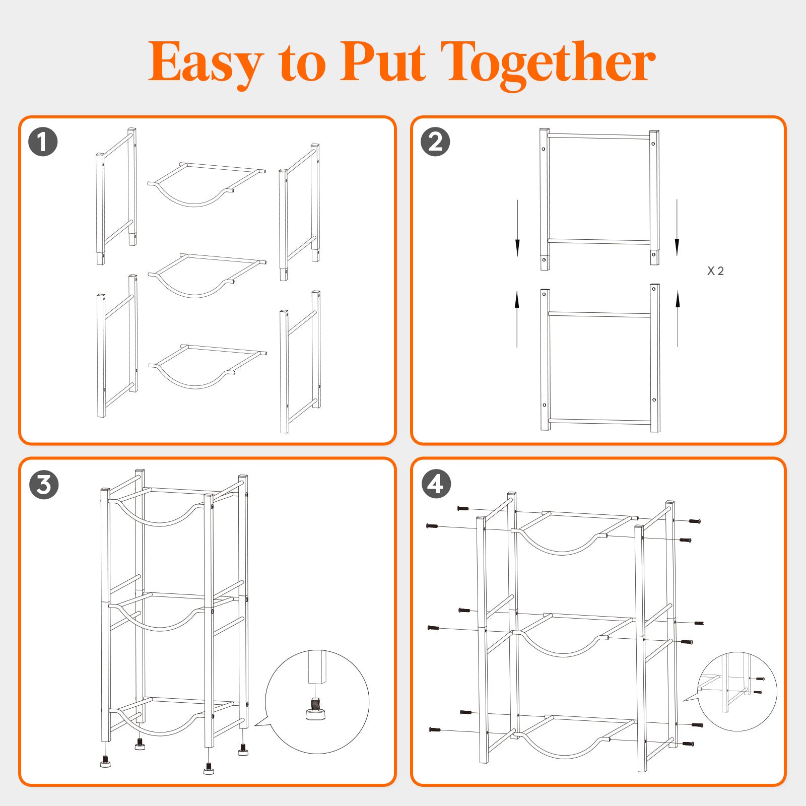 Lifewit 5 Gallon Water Jug Holder, 3 Tier Water Bottle Stand