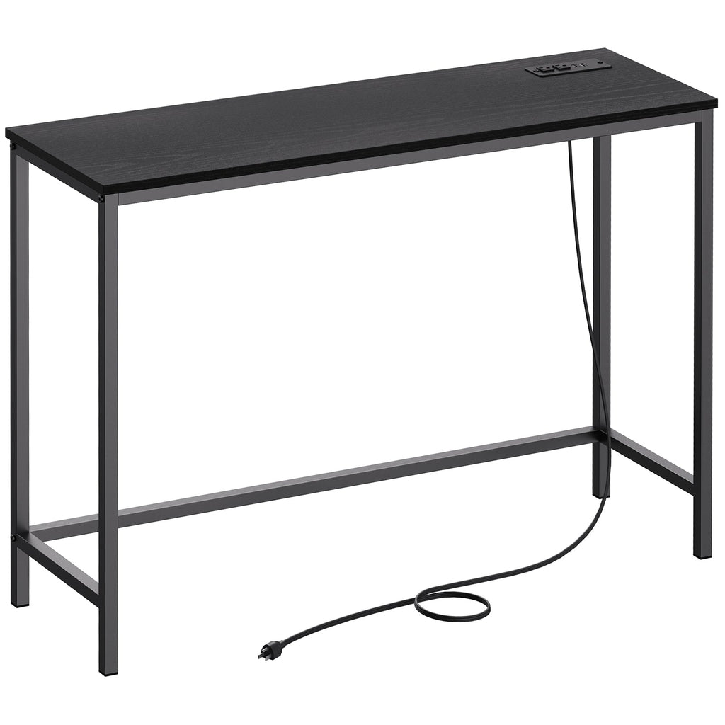 Lifewit Narrow Console Table, Sofa Table with Outlets for Living Room, Entryway, Hallway