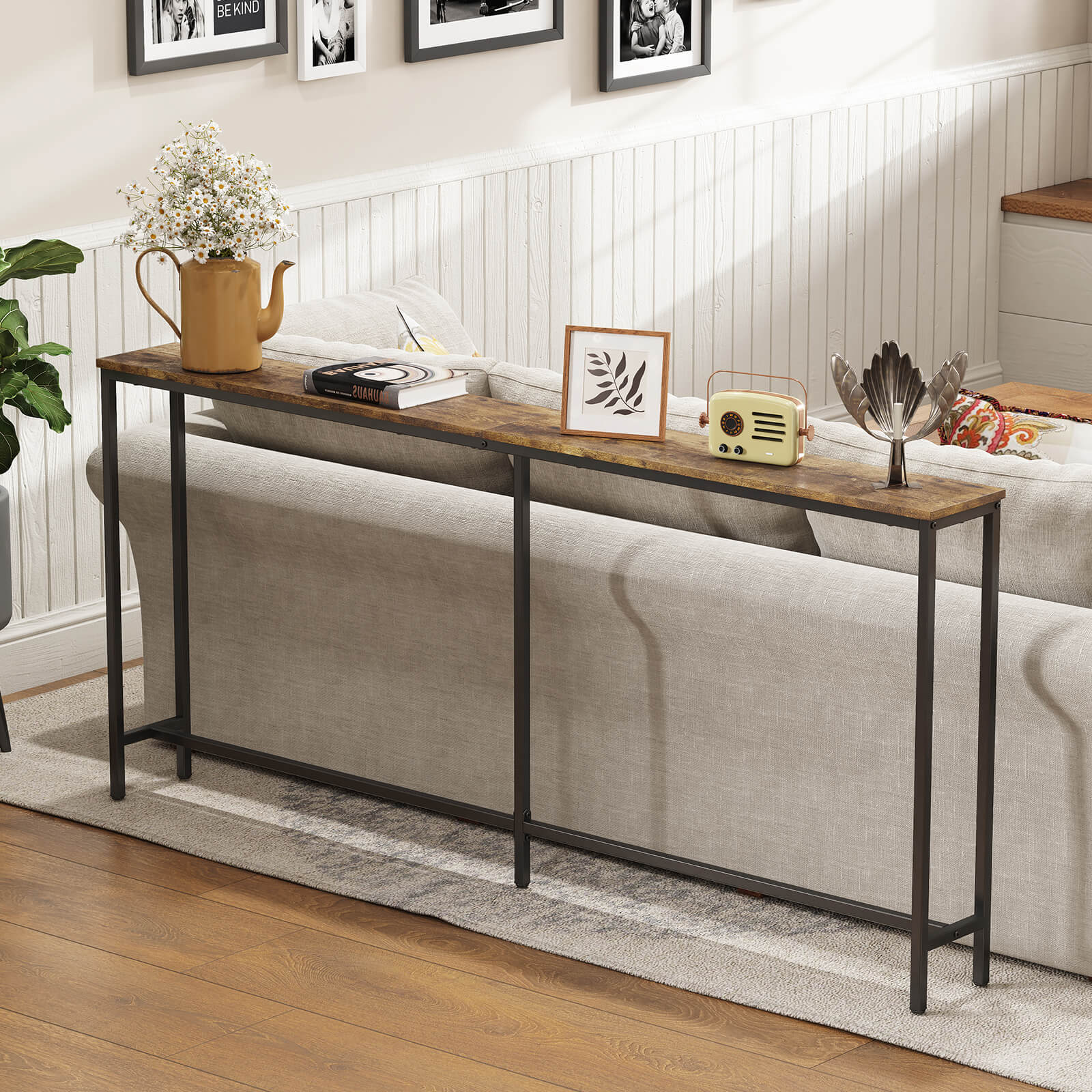 Lifewit Narrow Long Sofa Console Table for Living Room, Entryway, Hallway