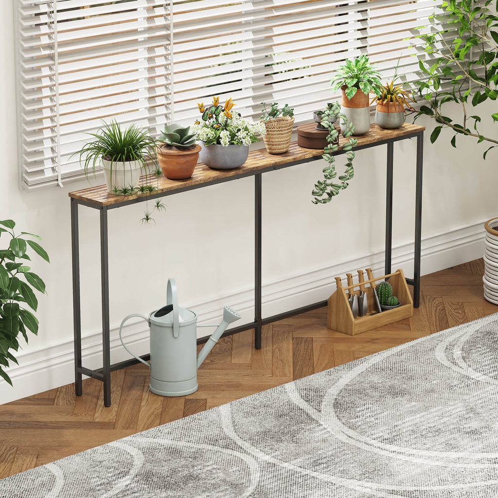 Lifewit Narrow Long Sofa Console Table for Living Room, Entryway, Hallway