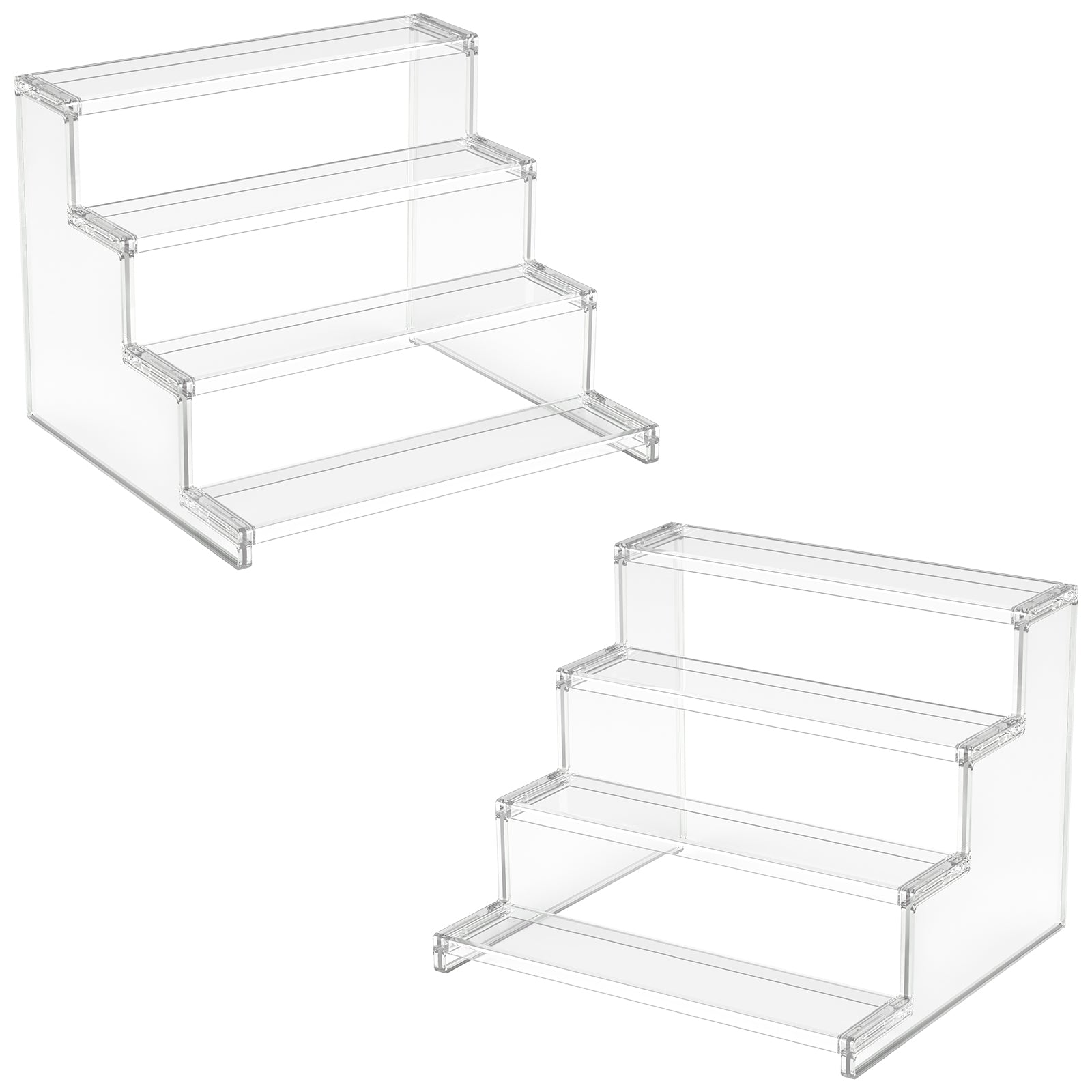 Lifewit Acrylic Display Stand, Perfume Organizer Shelf, Tiered Display Risers for Funko, Cupcake