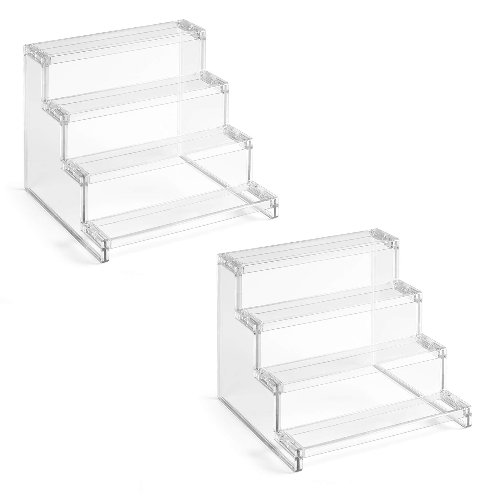 Lifewit Acrylic Display Stand, Perfume Organizer Shelf, Tiered Display Risers for Funko, Cupcake