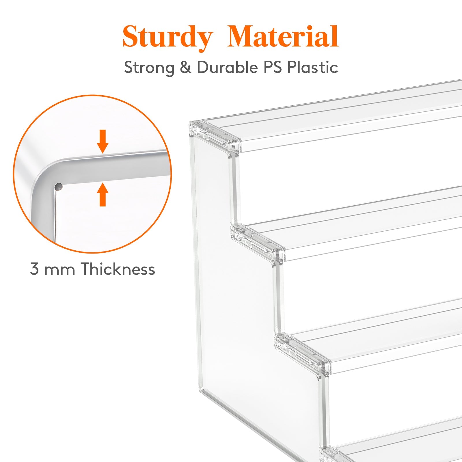 Lifewit 4 tier Clear Cupcake Display Stand