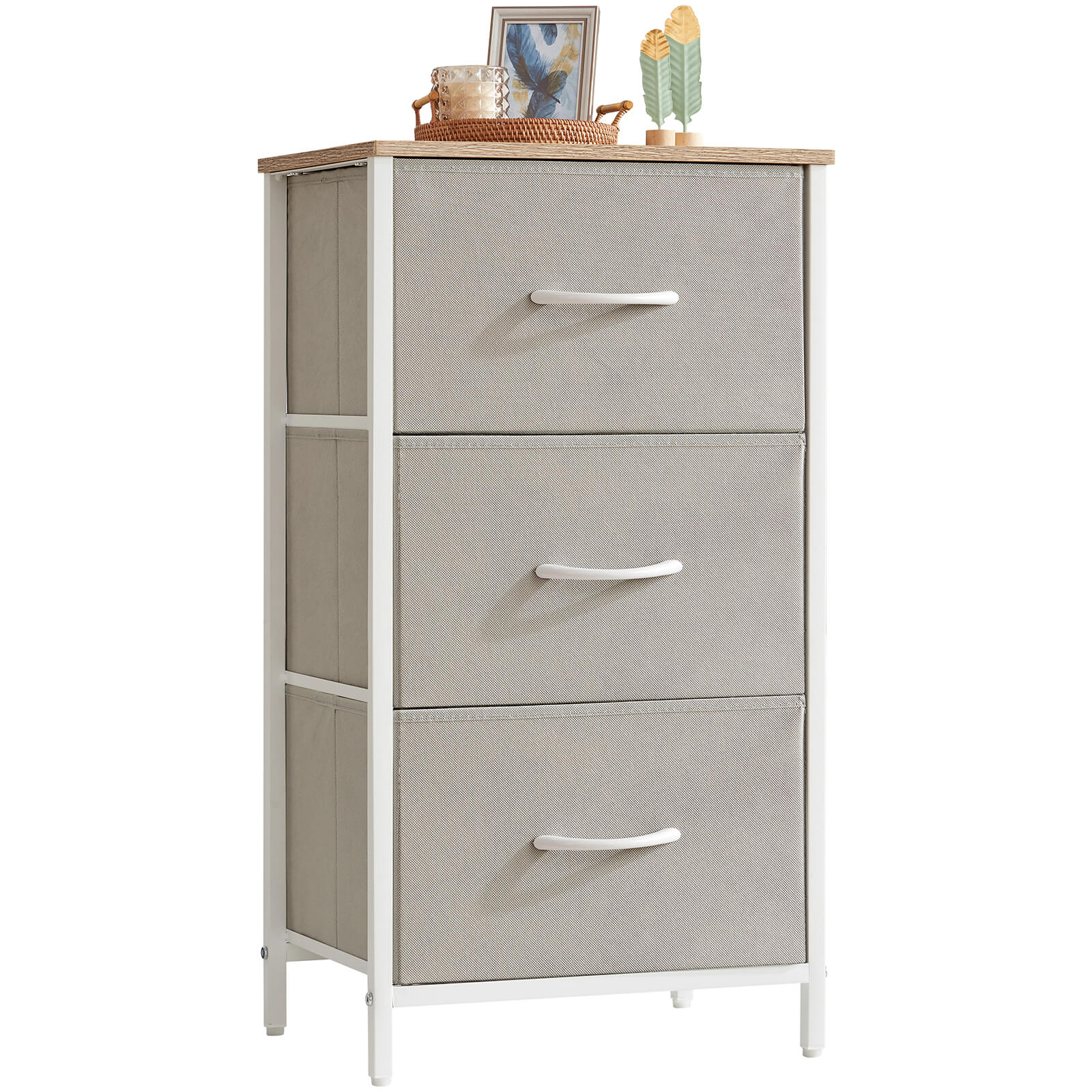 Lifewit Small Dresser, 3 Drawer Dresser Nightstand, Chest of Drawers for Bedroom Nursery