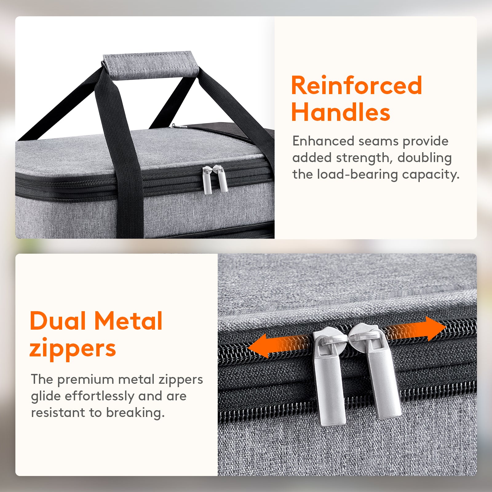 Lifewit insulated double casserole carrier thermal lunch tote