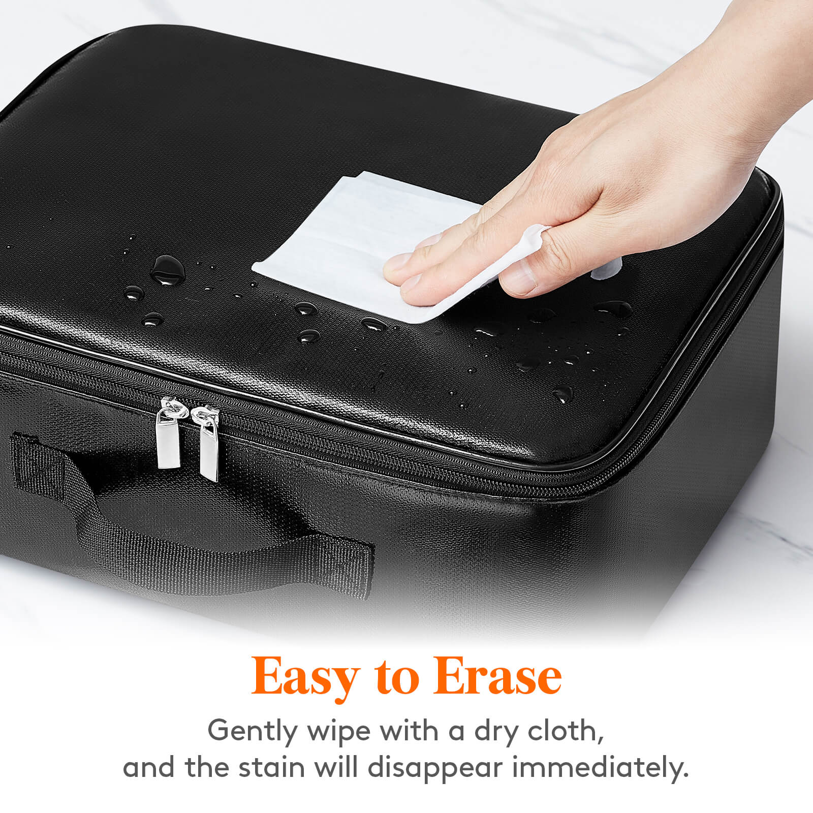 Lifewit Fireproof Photo Storage Organizer Box with 18 Inner 4''x6'' Clear Photo Keeper Boxes