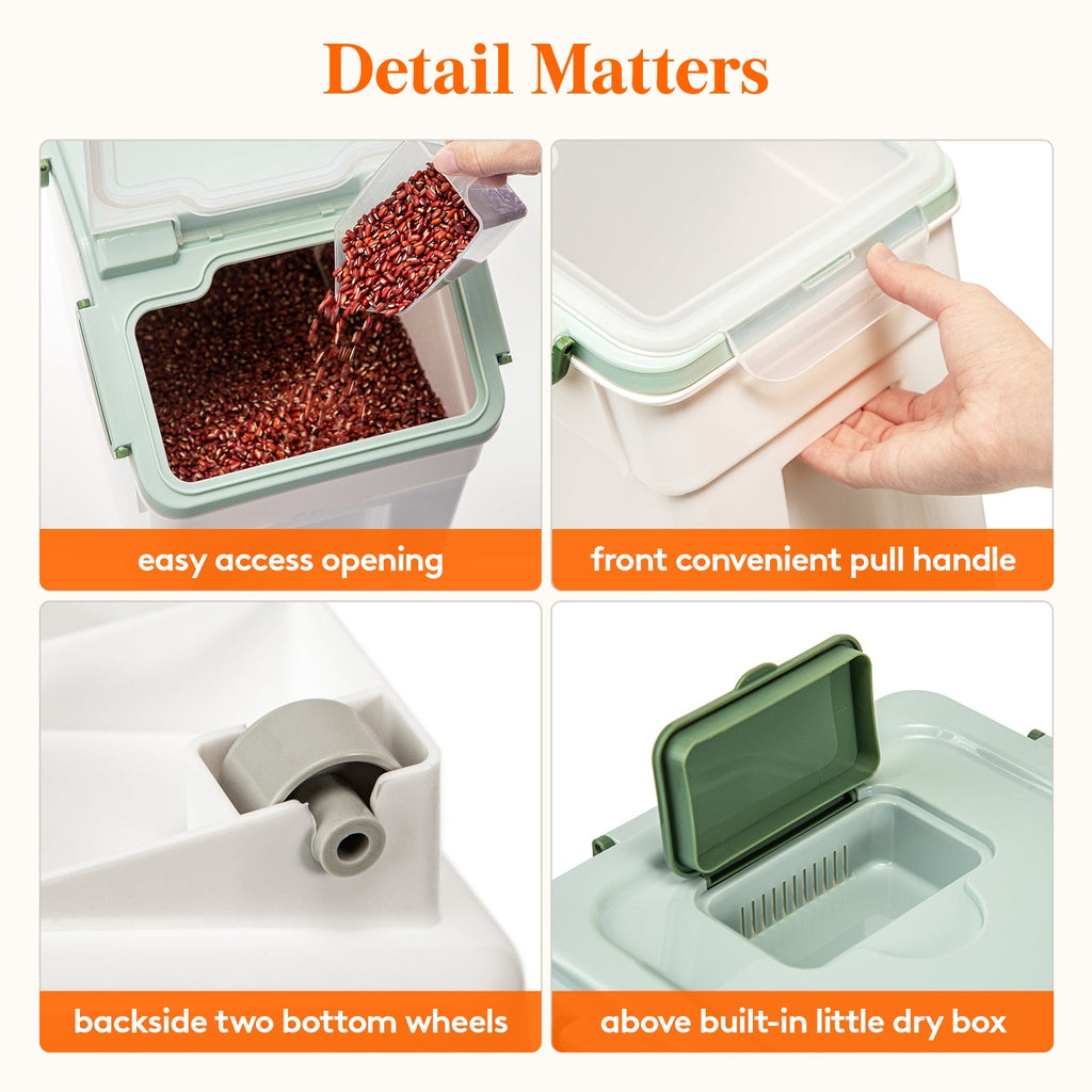 Lifewit best dog food storage container, plastic rice,flour storage container