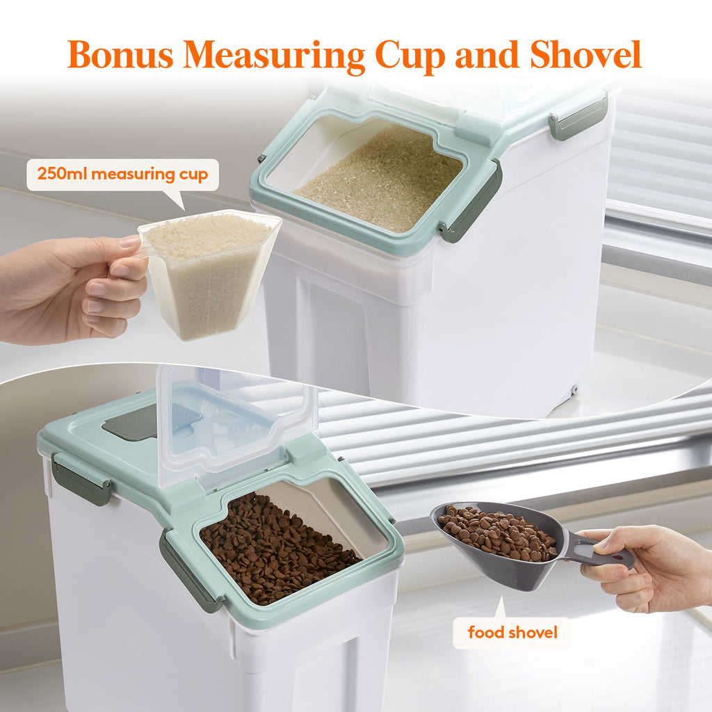 Lifewit best dog food storage container, plastic rice,flour storage container