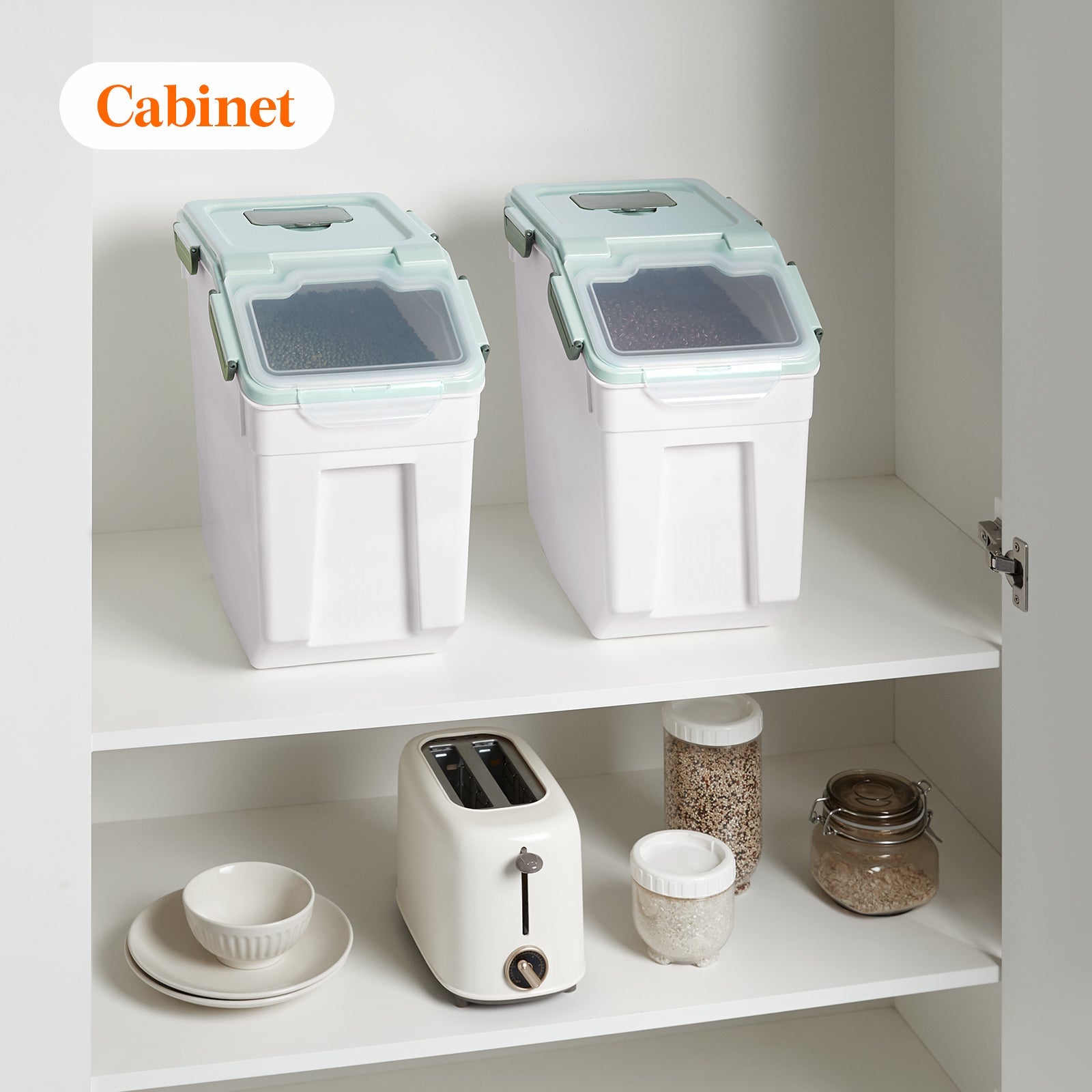 Lifewit best dog food storage container, plastic rice,flour storage container