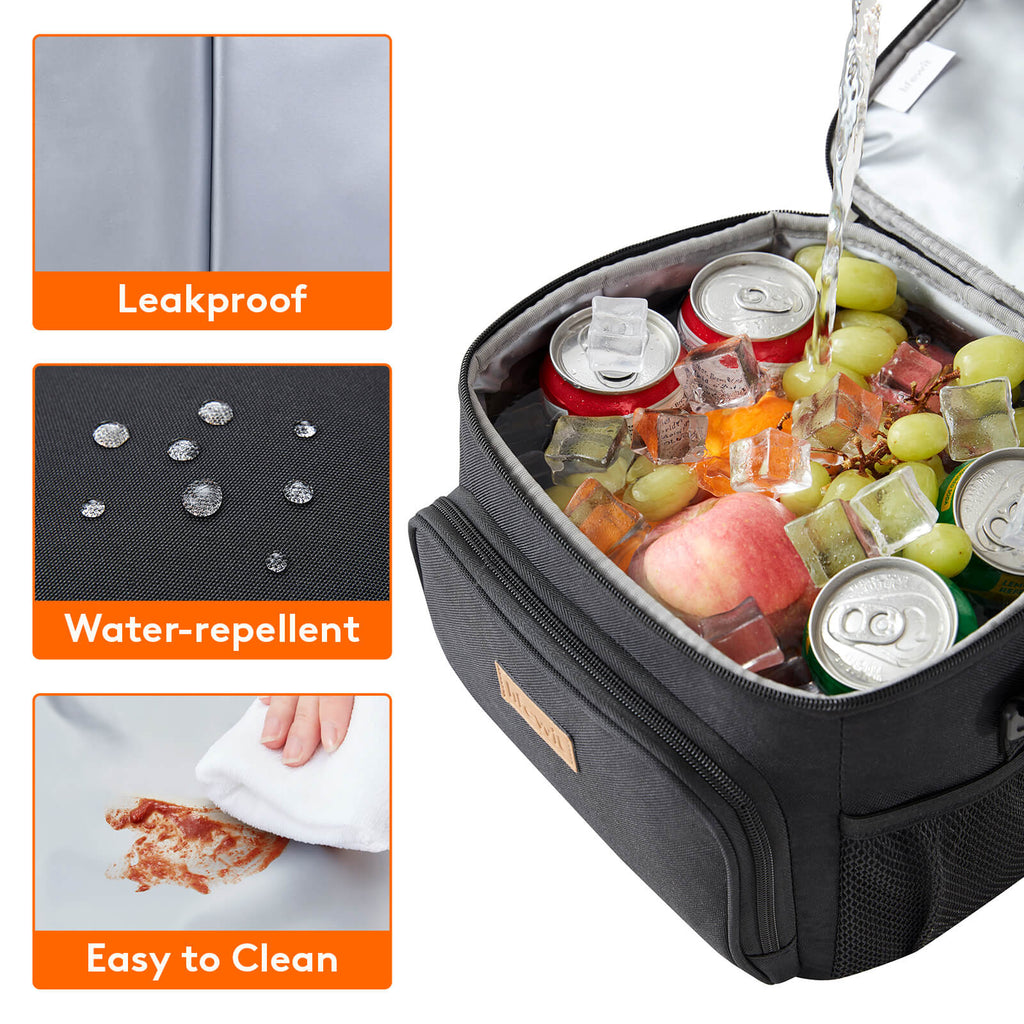 Lifewit Insulated Lunch Bag, Soft Cooler Bag for Women, Men, Camping, Picnic