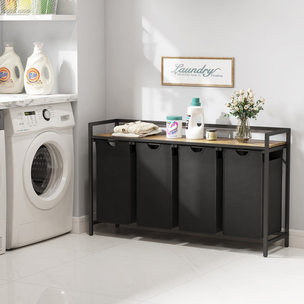 Lifewit Laundry Basket, 4 Section Pull Out Laundry Hamper