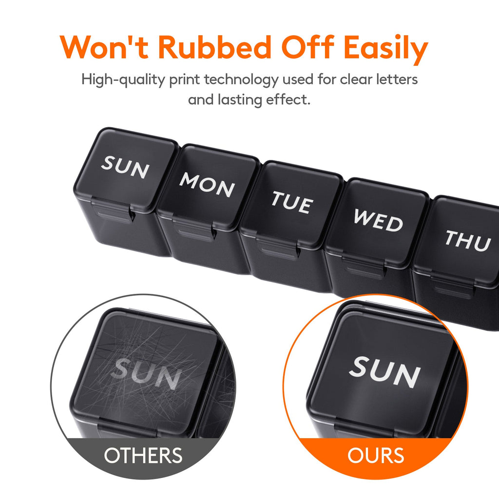 Lifewit Monthly Pill Organizer, 28 Day Pill Box, 4 Weeks One Month Pill Case