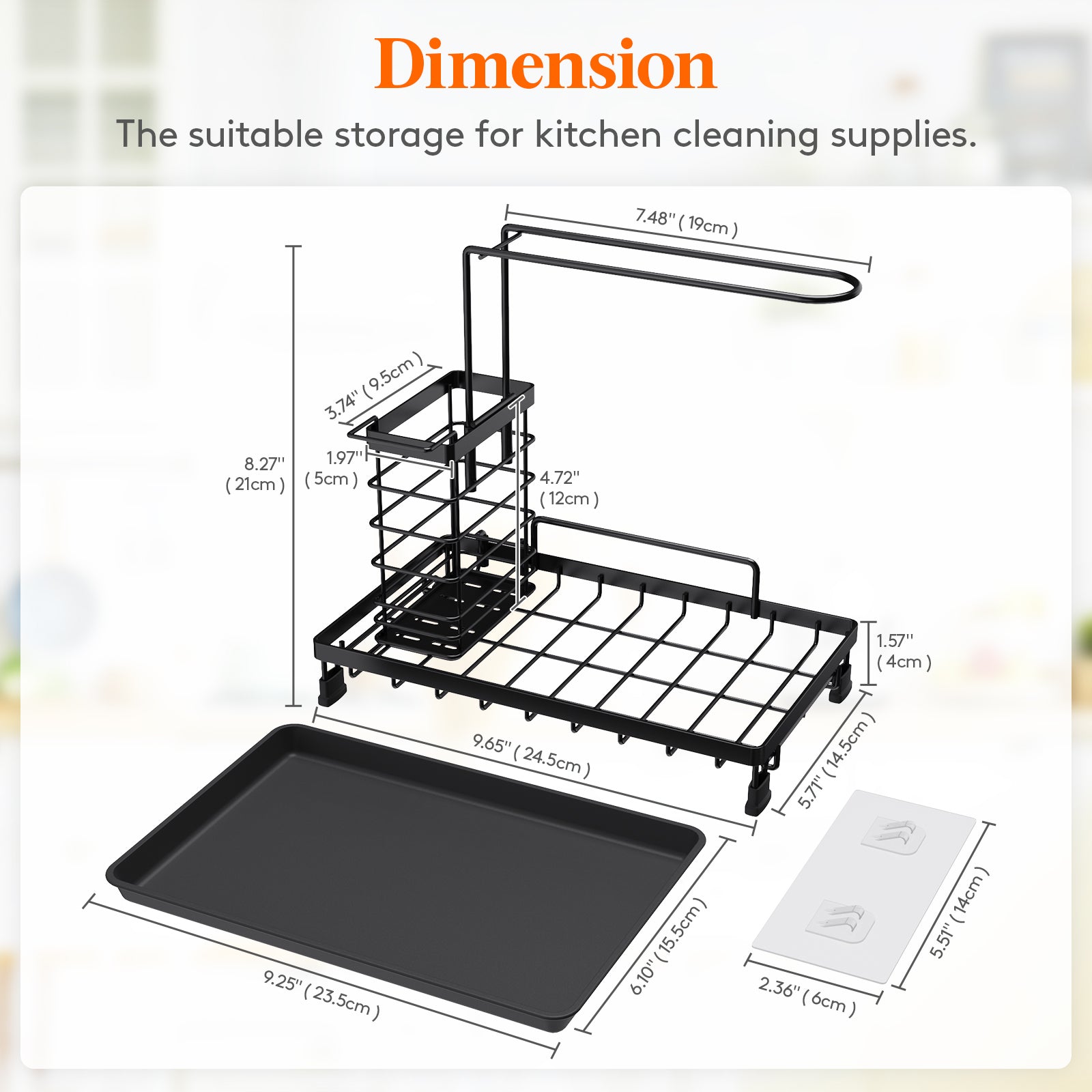 Lifewit Best Kitchen Sink Caddy Organizer
