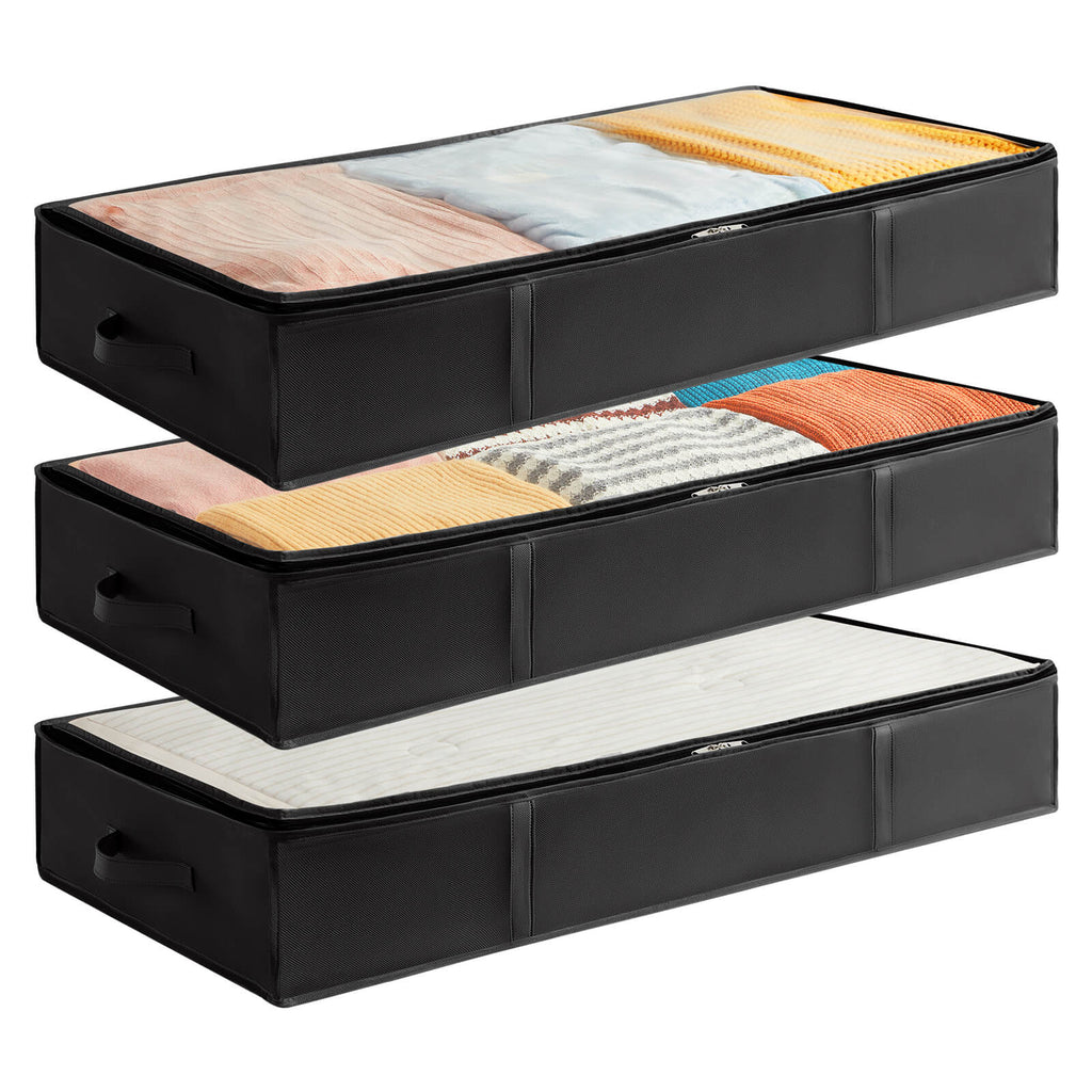 Lifewit Under Bed Storage Organizer Bins, Storage Bags Containers, 3/6 Packs