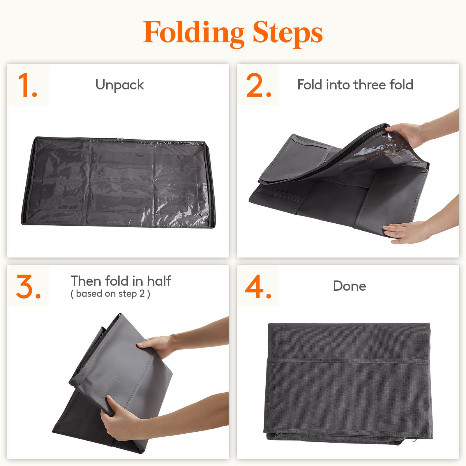 Lifewit Under Bed Storage Organizer Bins, Storage Bags Containers, 3/6 Packs