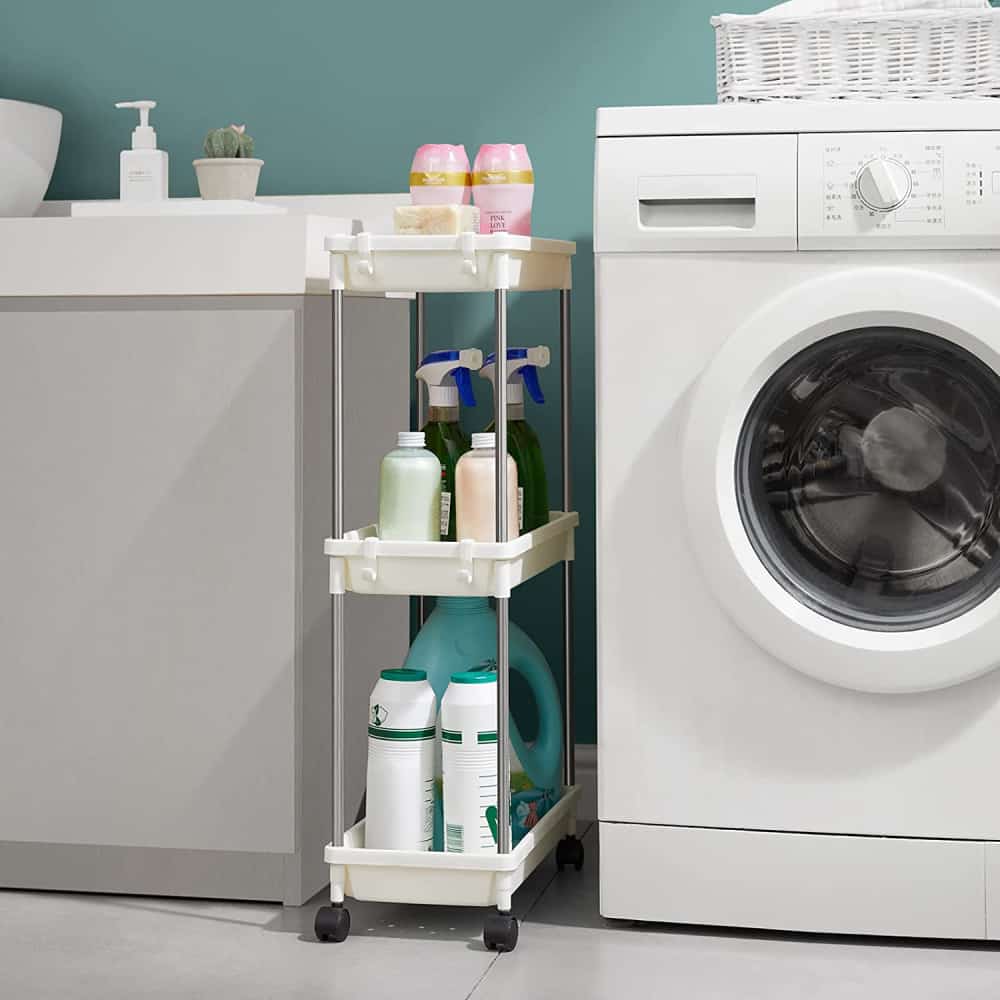 Lifewit 3 Tier Slim Rolling Cart for Bathroom, Utility, Kitchen