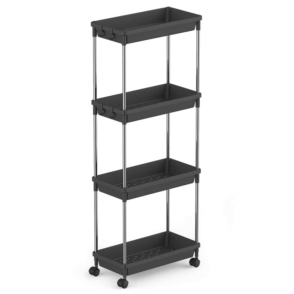 Lifewit 4 Tier Slim Rolling Cart for Bathroom, Utility, Kitchen