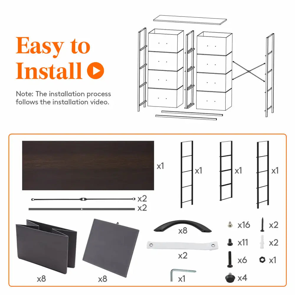 Lifewit 8 Drawer Double Dresser, Chest of Drawers with Fabric Dresser for Bedroom, Nursery