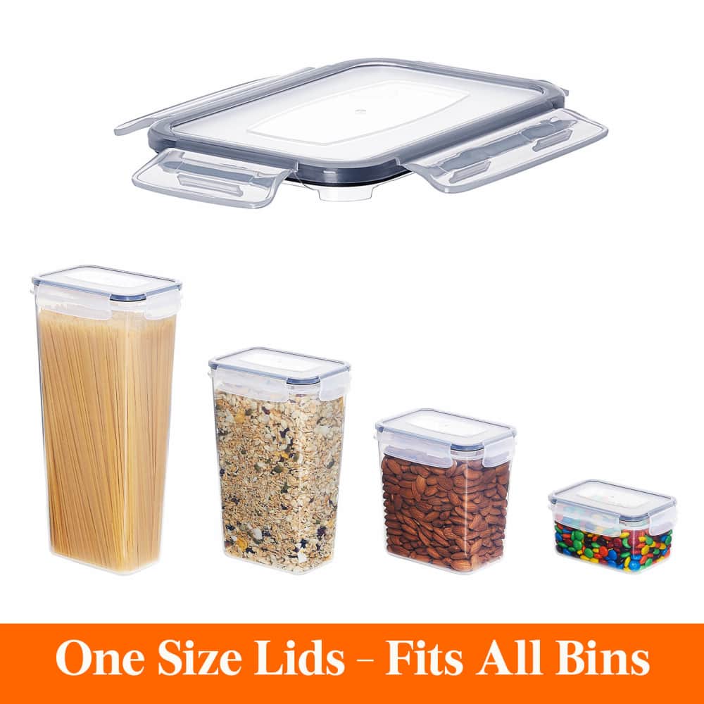 Lifewit Airtight Food Storage Containers with Lids for Cereal, Spaghetti, Flour, Sugar, Dry Food