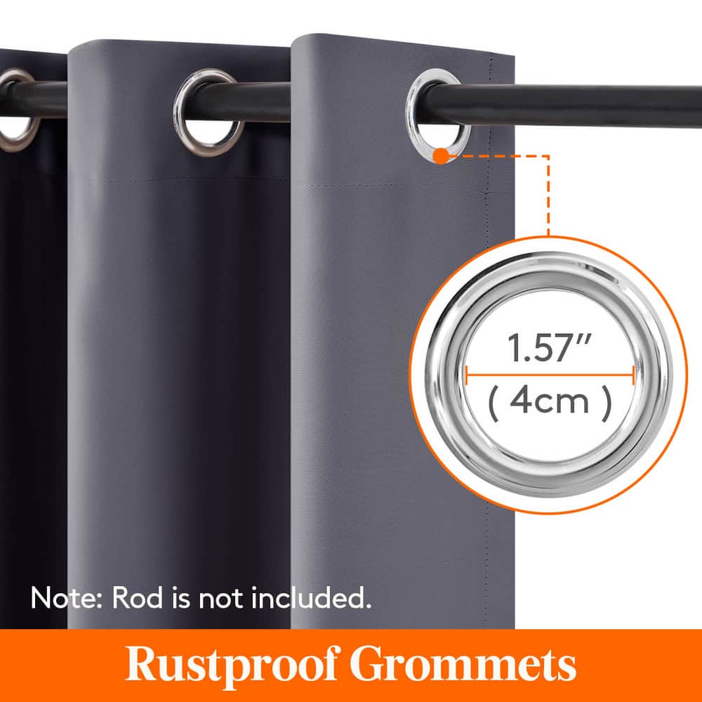 Lifewit Blackout Thermal Insulated Curtains for Living Room/Bedroom, Room Darkening Curtains Panels