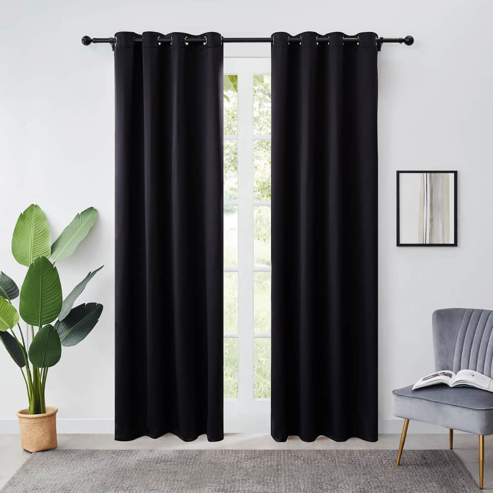 Lifewit Blackout Thermal Insulated Curtains for Living Room/Bedroom, Room Darkening Curtains Panels