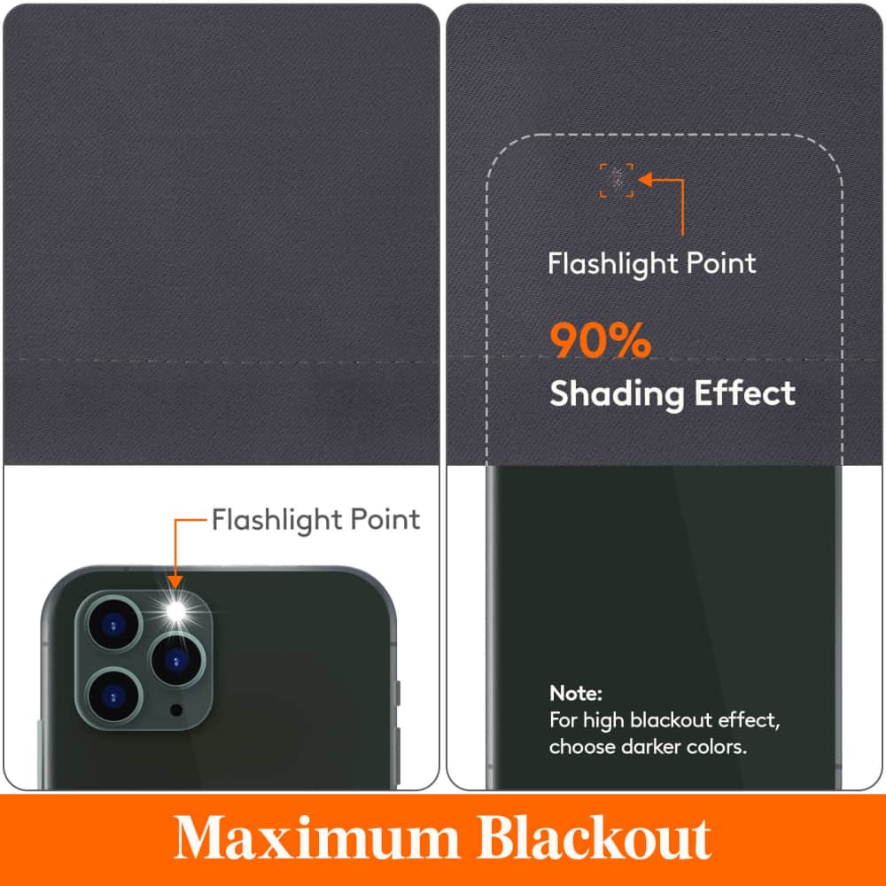 Lifewit Blackout Thermal Insulated Curtains for Living Room/Bedroom, Room Darkening Curtains Panels