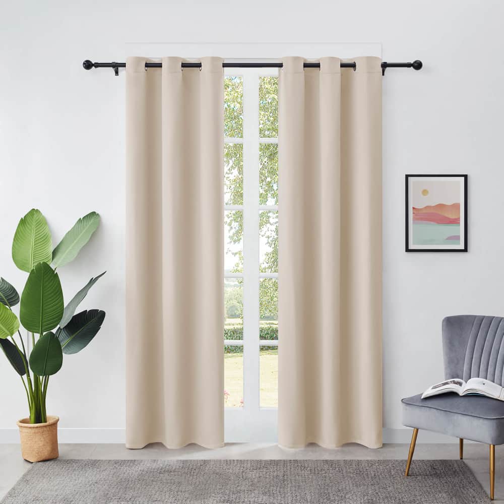 Lifewit Blackout Thermal Insulated Curtains for Living Room/Bedroom, Room Darkening Curtains Panels