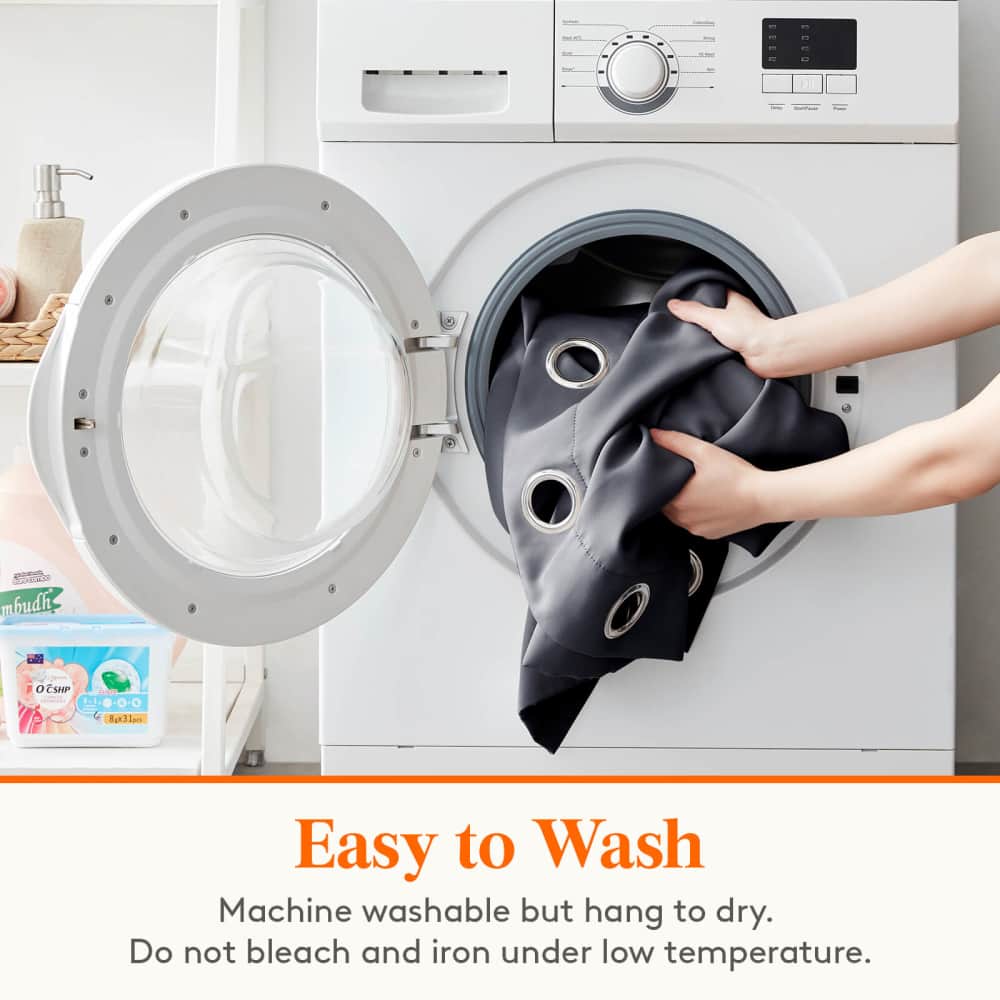 Lifewit Blackout Thermal Insulated Curtains for Living Room/Bedroom, Room Darkening Curtains Panels